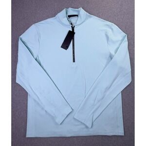 NEW GREYSON Siasconset 1/4 Zip Pullover Mens Size M Cattail Golf Performance